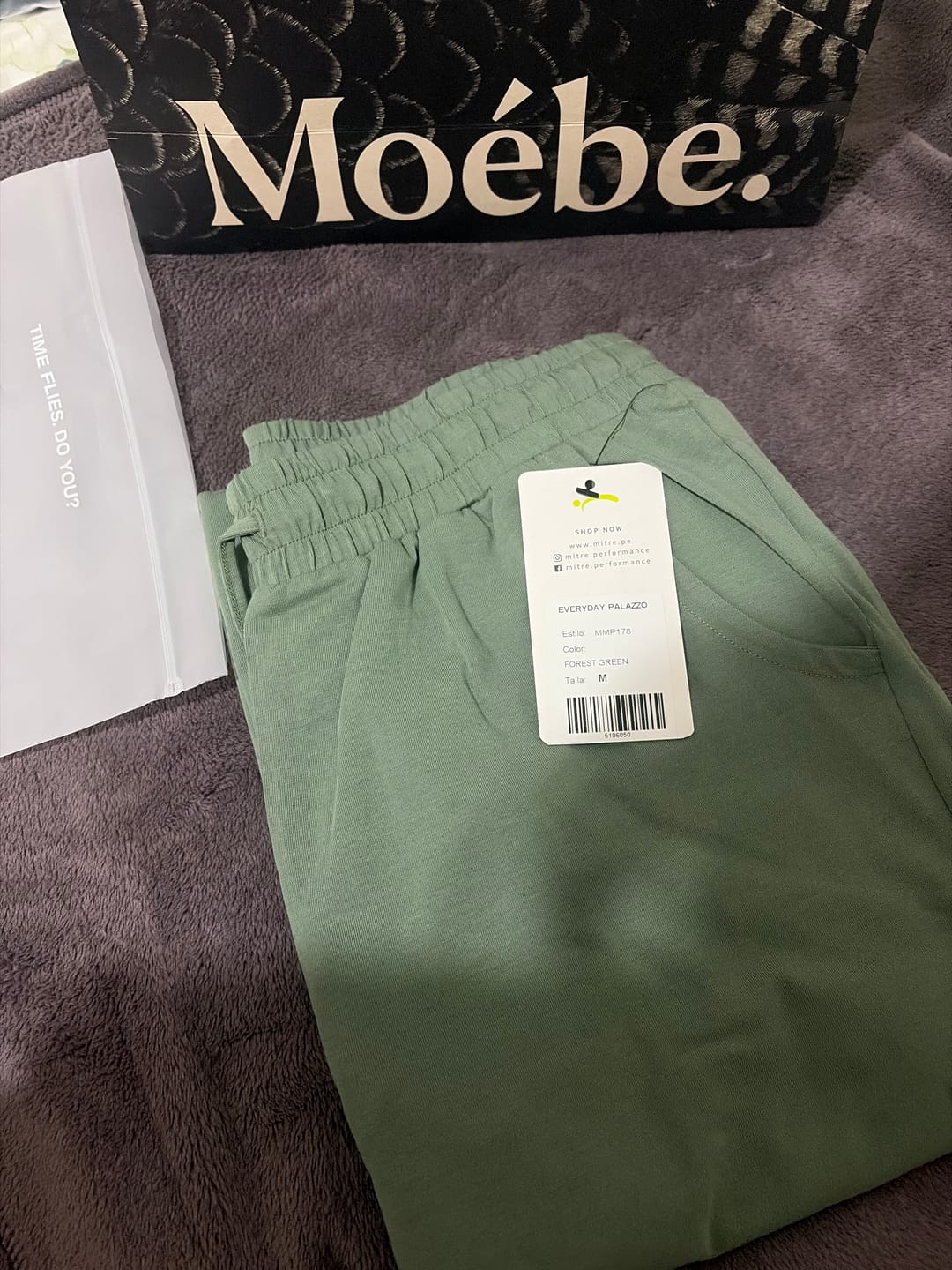 Customer photo review of Everyday Palazzo | AlgaKnit - Forest Green