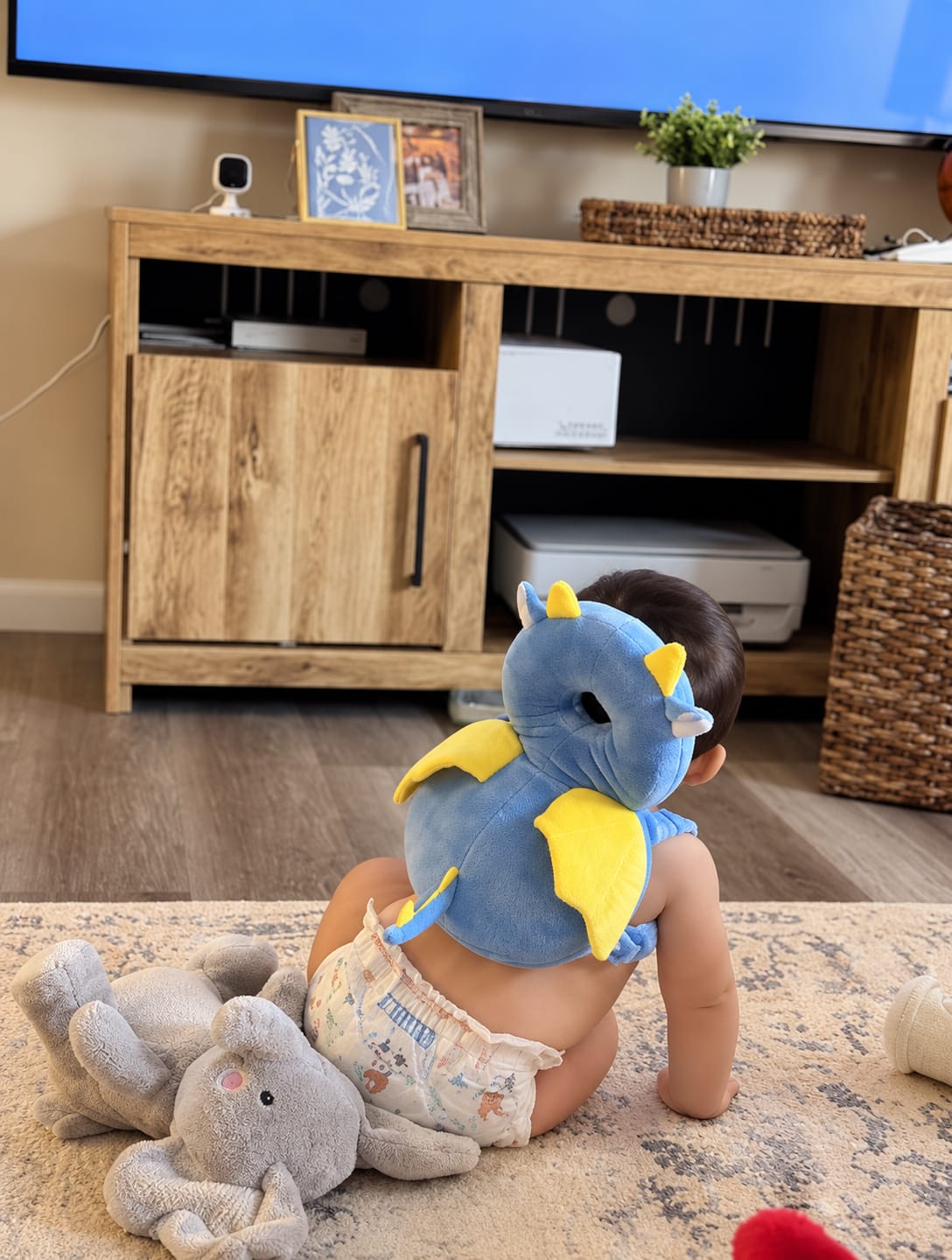Customer photo review of Pillowpaws™ Soft Padded Plush Backpack