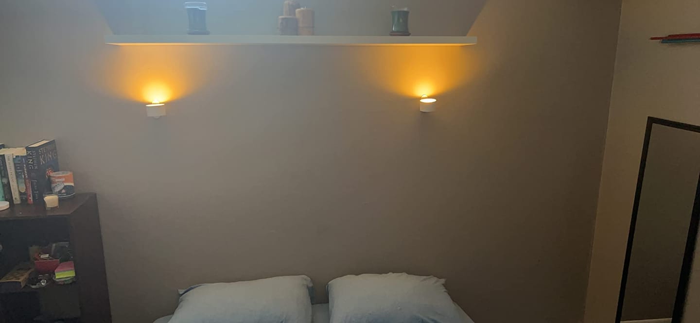 Customer photo review of Lumo Shine - Kabellose LED-Wandleuchte®