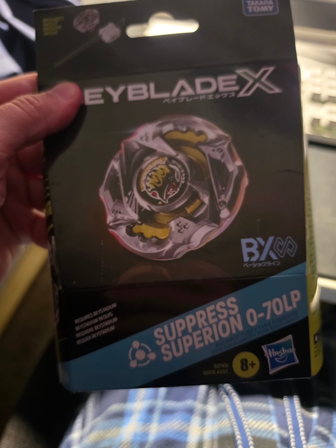 Customer photo review of [Pre-Order] HASBRO Beyblade X Suppress Superion 0-70LP