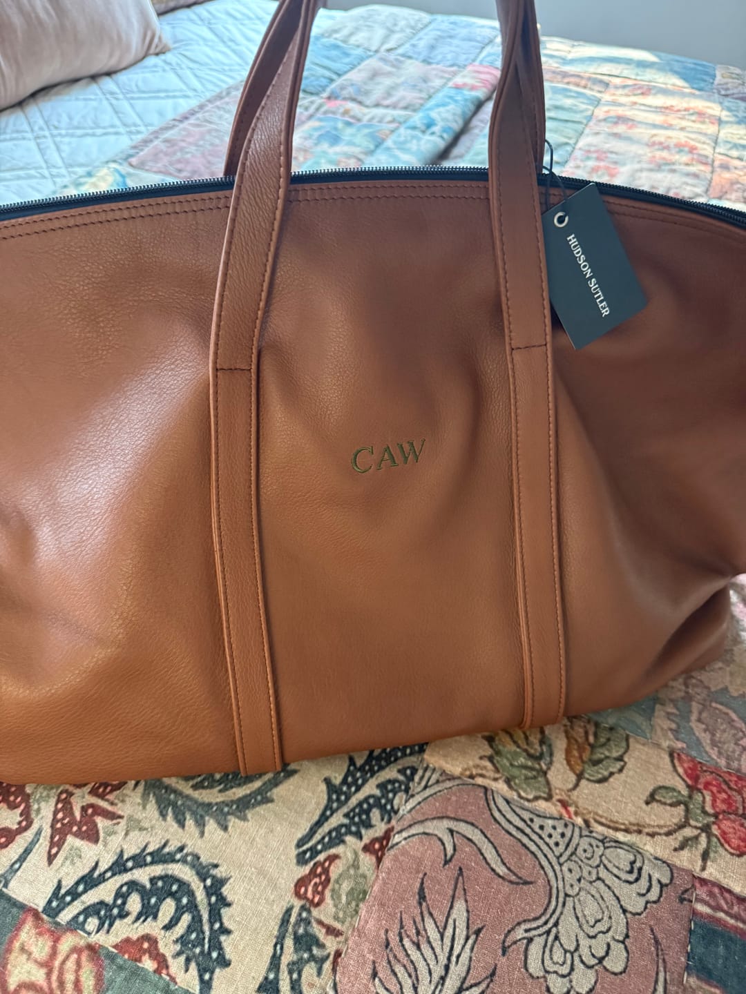 Customer photo review of Heritage All Leather Weekender