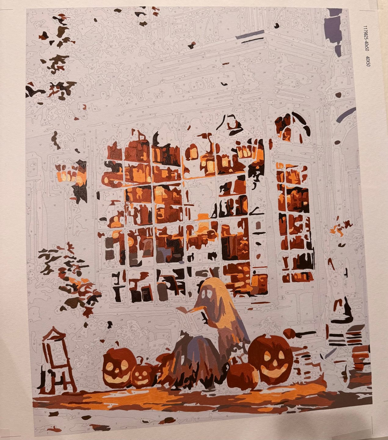 Customer photo review of Cozy Ghost Stories | Paint by Number