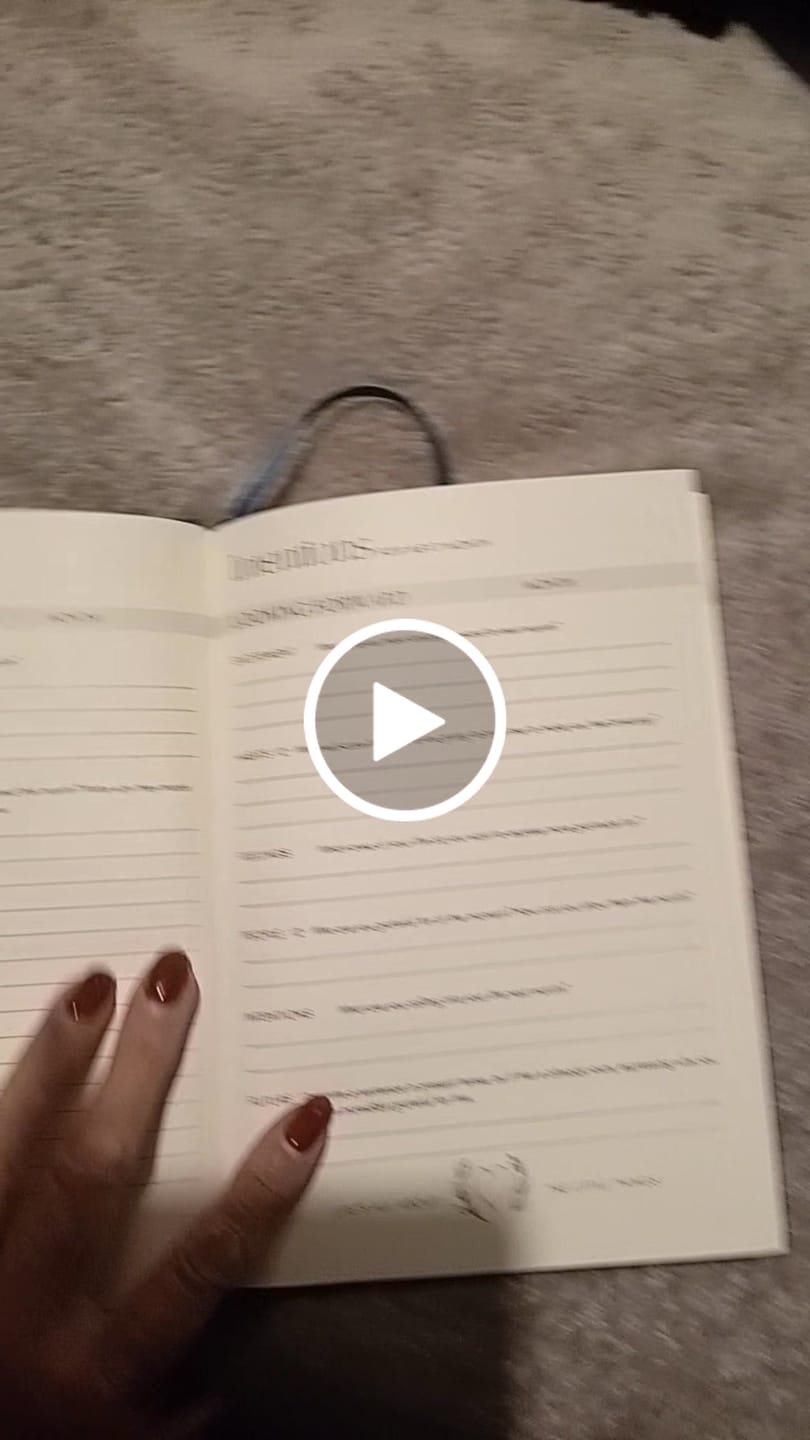 Customer video review of Big Little Blessings Gratitude Journal