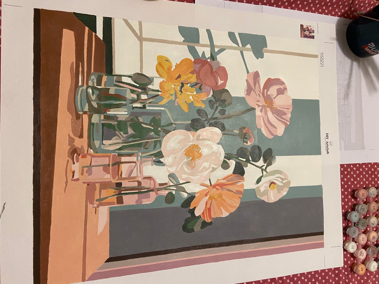 Customer photo review of Beauty in glass | Paint by Number