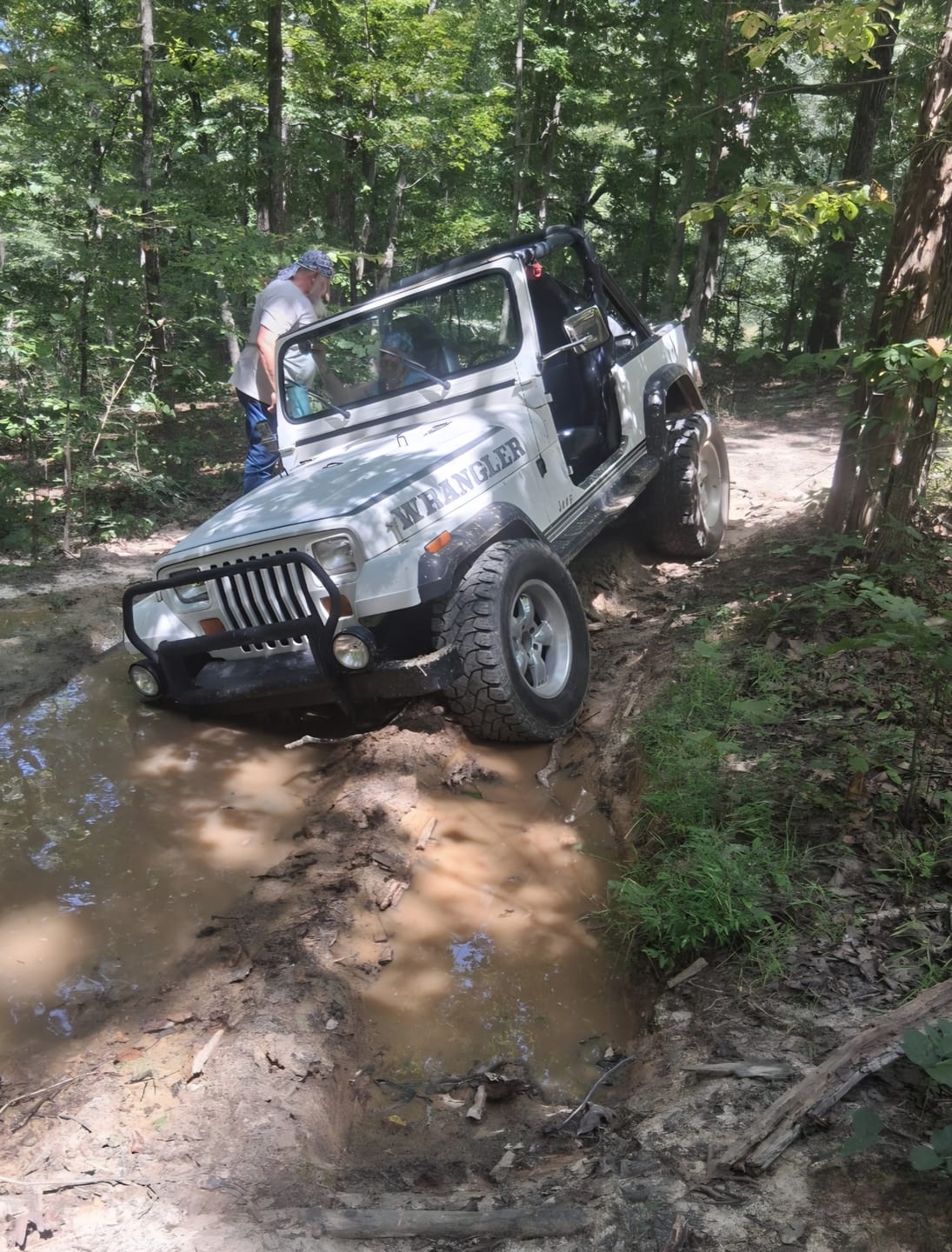 Customer photo review of OPENROAD 13,500lbs electric winch with Synthetic Rope - Panther Series 3S