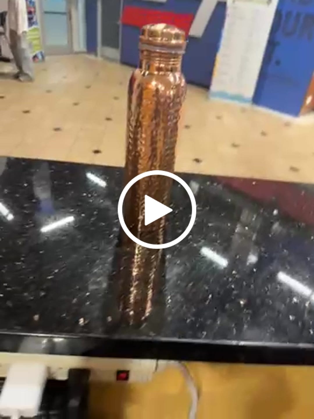 Customer video review of Certified Ayurveda® Pure Copper Water Bottles - V2 Hand-Hammered Edition