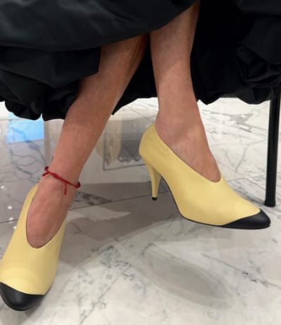 Customer photo review of Chanel 2026 Pumps 85mm In Lambskin 781027