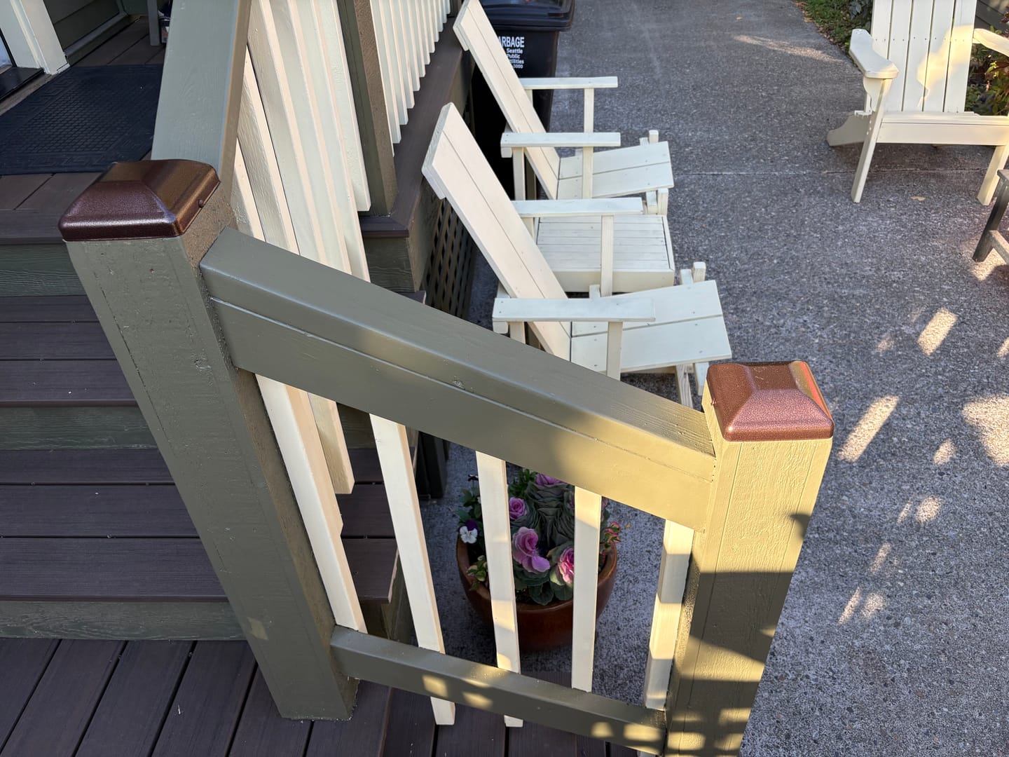 Customer photo review of Heavy Duty Domed Steel Post Cap (Multiple Post Sizes Available)