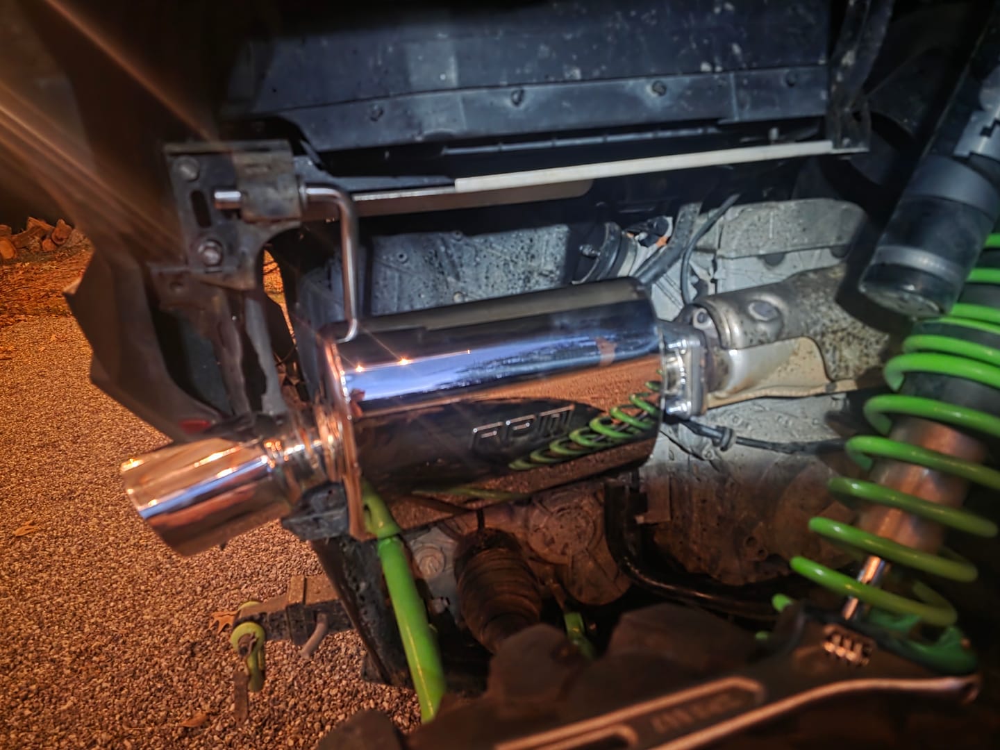 Customer photo review of RPM Teryx KRX 1000 Catless Slip On Sport Muffler KRF1000