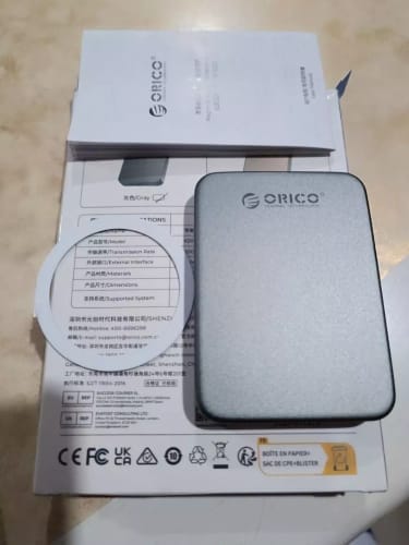 Customer photo review of ORICO K20MINI Ultra-Slim Magnetic Portable SSD for iPhone
