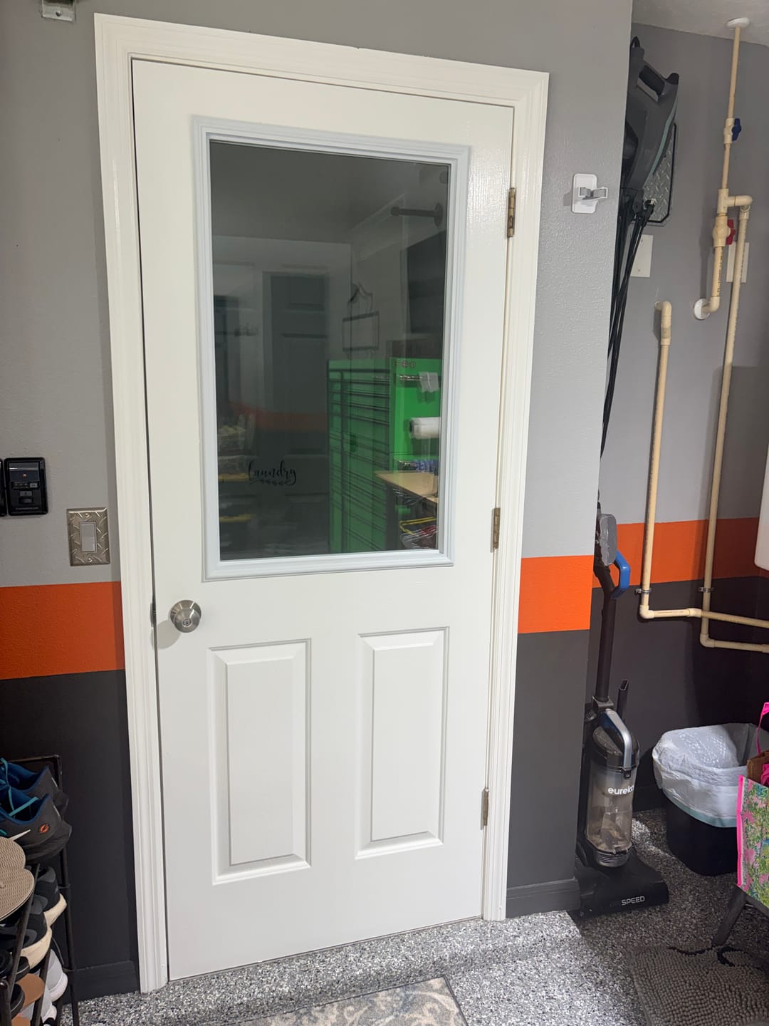 Customer photo review of Clear 1 Lite Glass and Frame Kit (Half Lite)