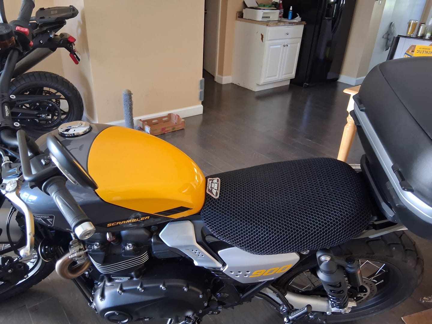 Customer photo review of Wind Rider Seat Cover