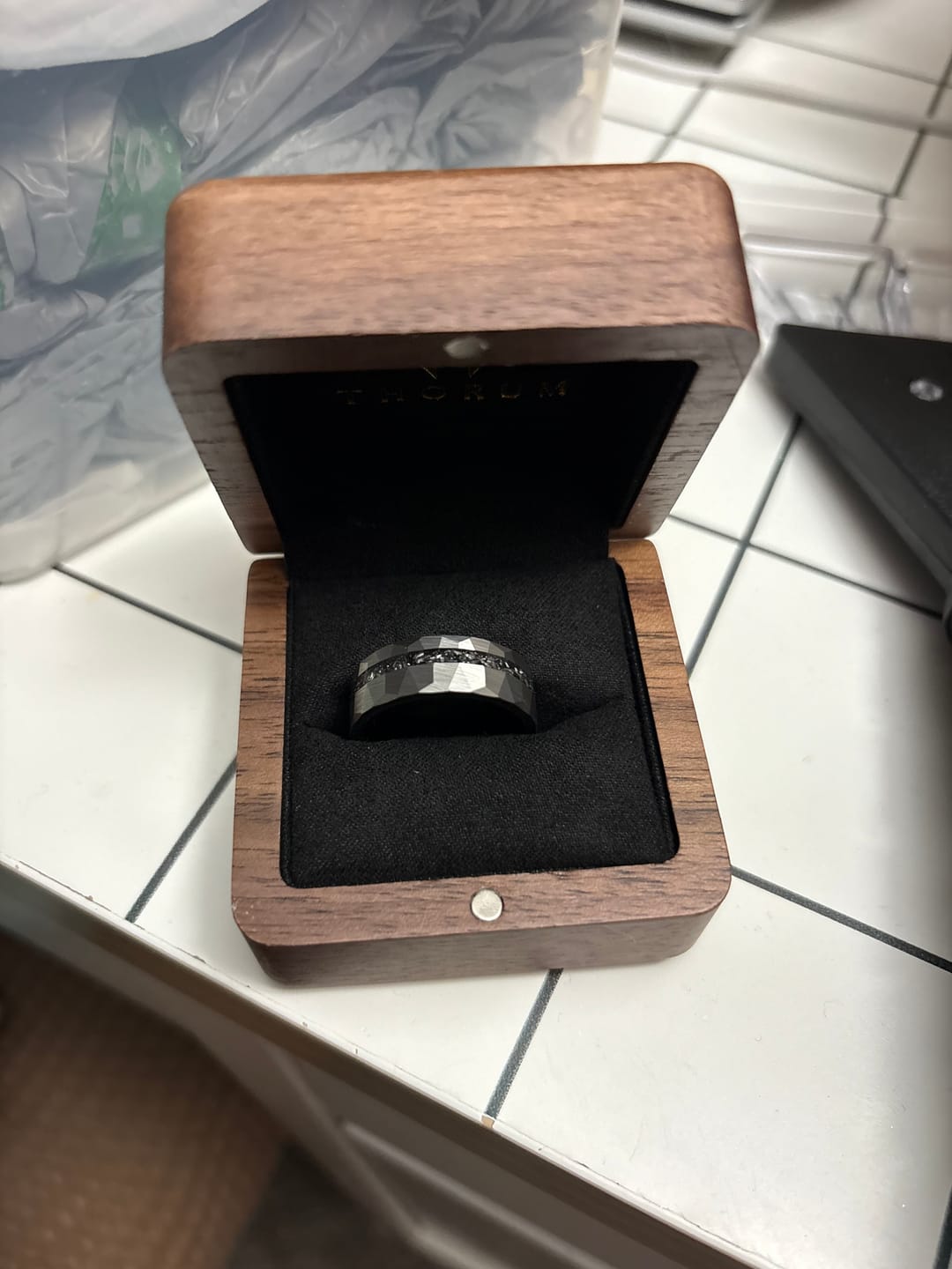Customer photo review of Hammered Meteorite