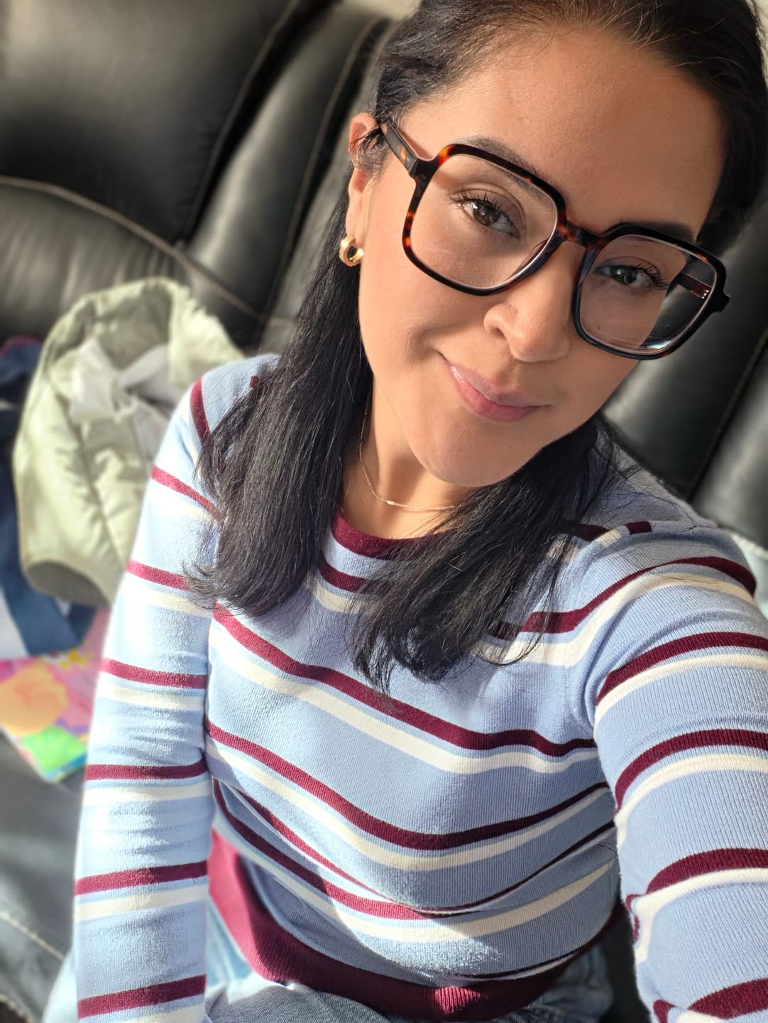 Customer photo review of Blueberry Muffin Sweater