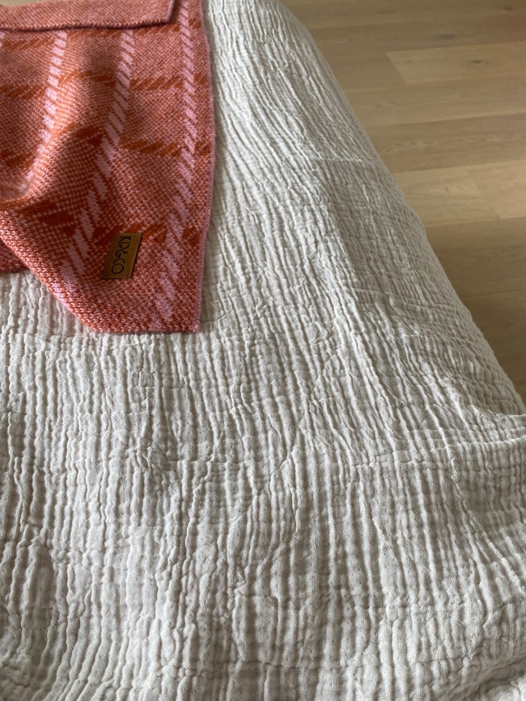 Customer photo review of Serenity Soft Muslin Quilt - Beige