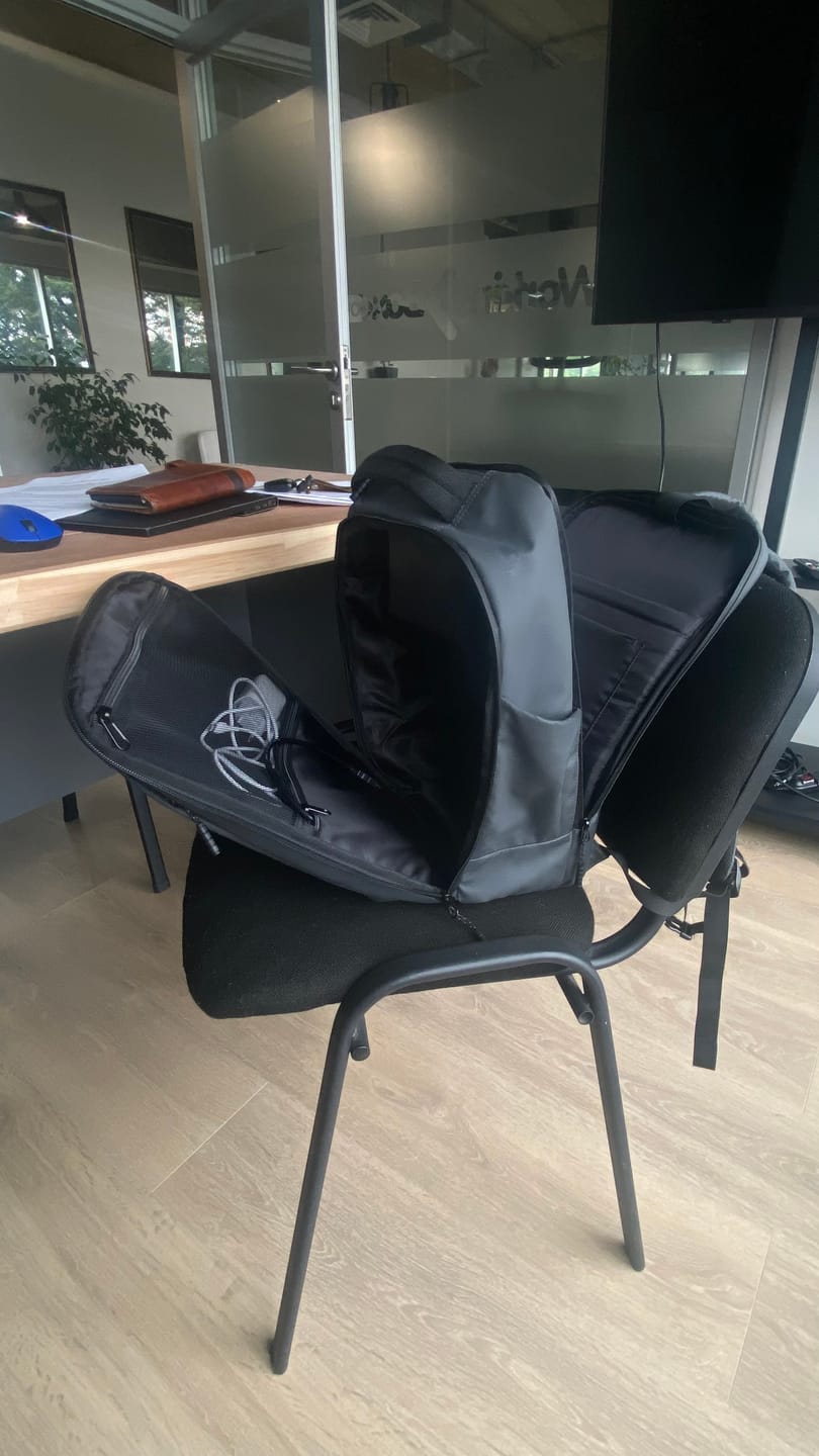 Customer photo review of Daily Backpack
