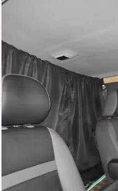 Customer photo review of Car Privacy Curtains