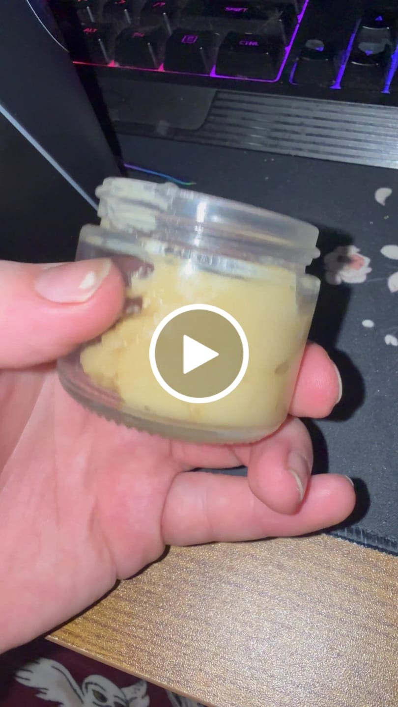 Customer video review of Cherry Slime (Live Resin Badder)