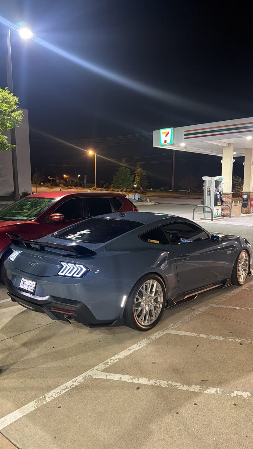 Customer photo review of 2024-2026 Mustang S650 Heritage-X™ RGB Taillights Amber Turn Signal Sequential w/ Animation
