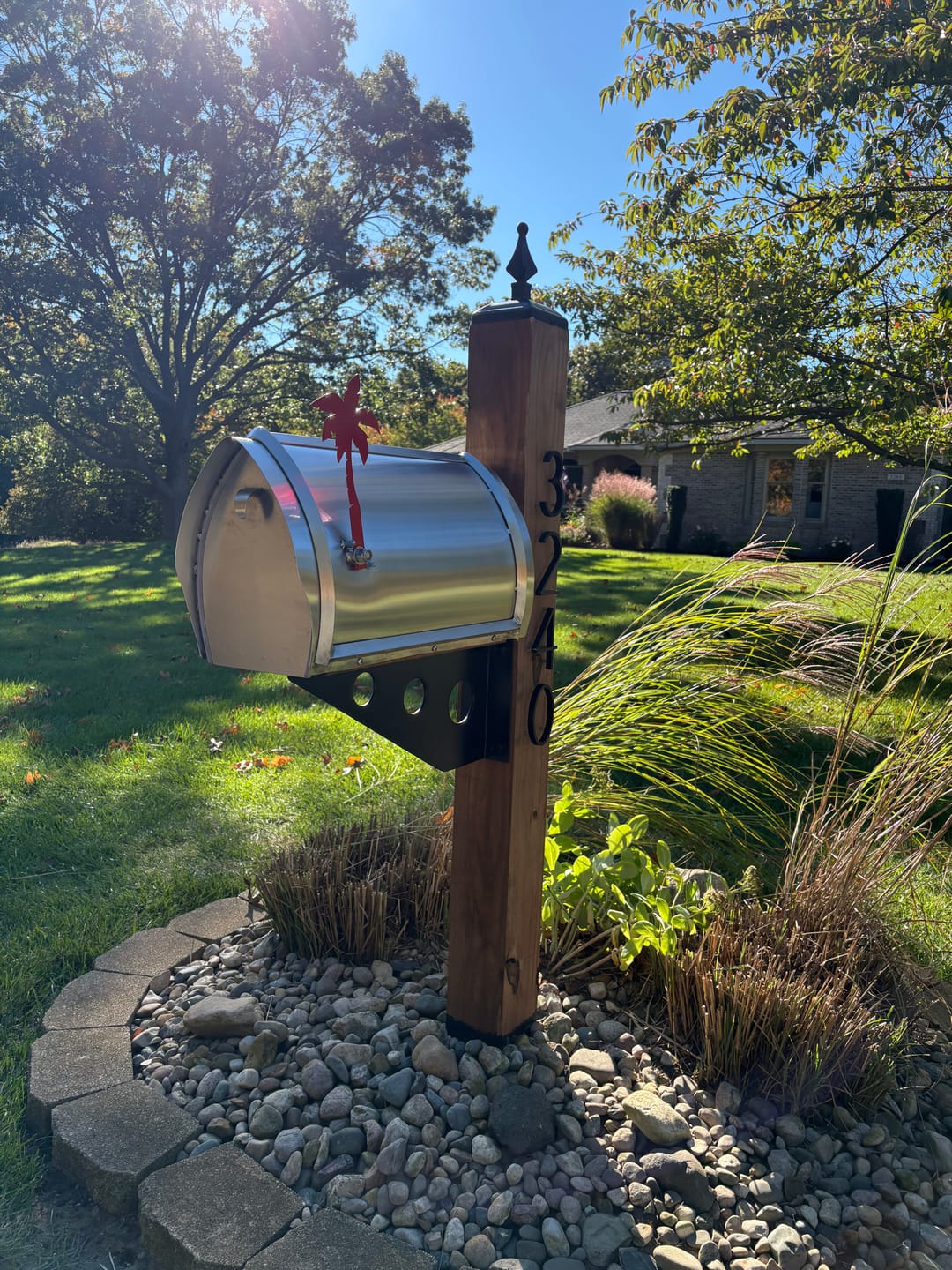 Customer photo review of Quad Spear Fence Post (Multiple Post Sizes Available)