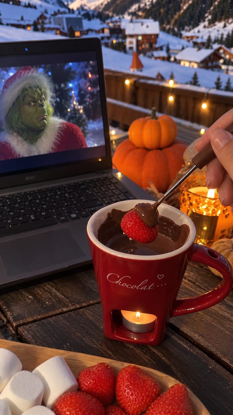 Customer photo review of Mug Meltie pour chocolat & fromage fondue