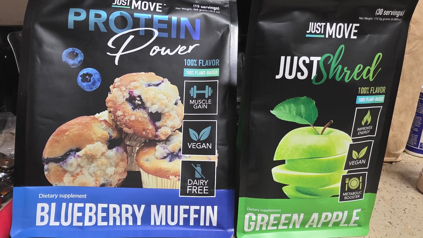Customer photo review of Blueberry Muffin Protein