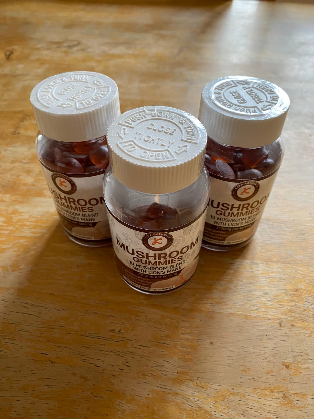 Customer photo review of Mushroom Gummies