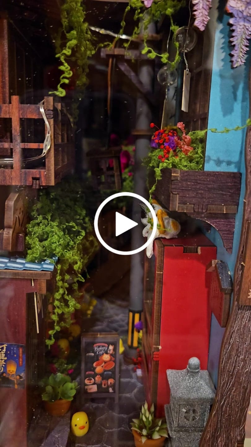Customer video review of Lost Summer Lane DIY Japanese Book Nook Kit | MiniAlley | Pre-Order