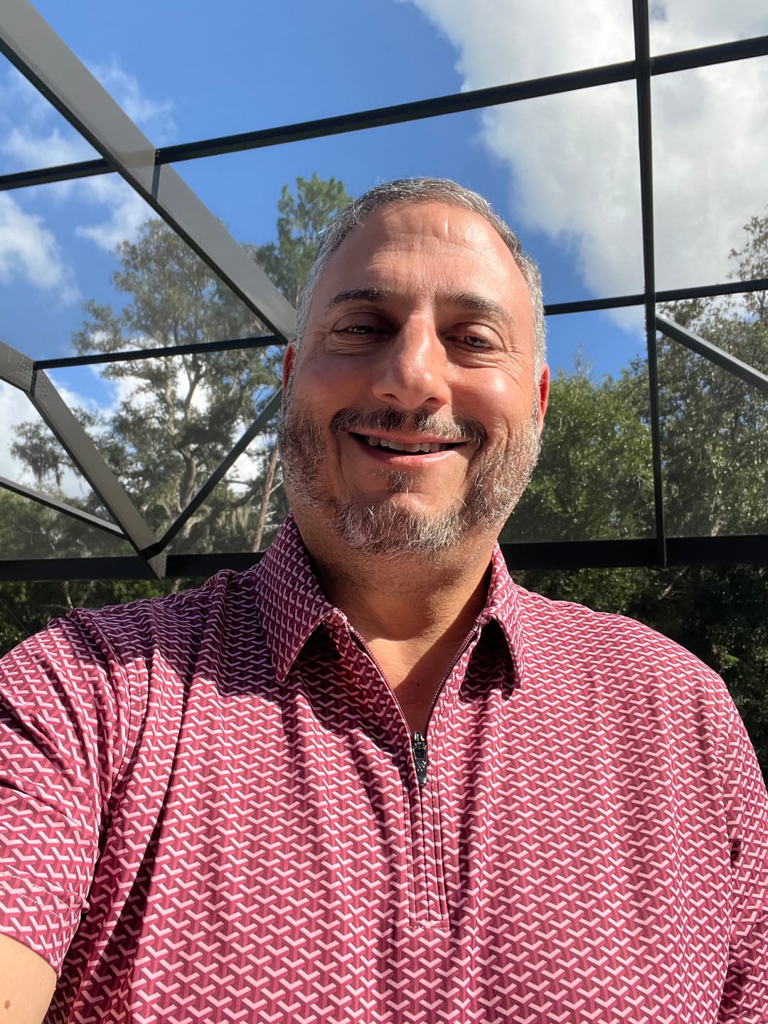Customer photo review of Luxe Zip Polo