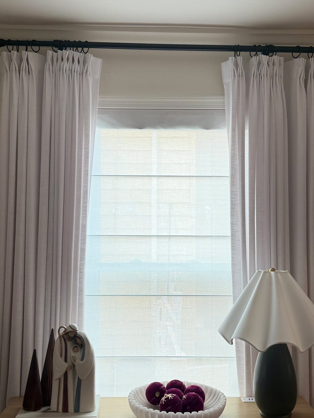 Customer photo review of Rome Elegant Roman Shades