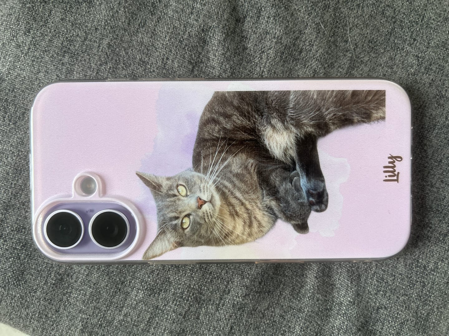 Customer photo review of Personalisierte Handyhülle - Wasserfarben