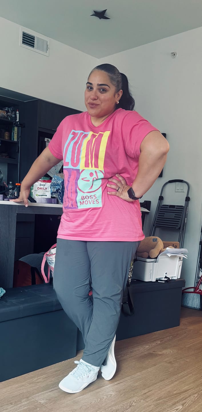 Customer photo review of Zumba Mothers Day Tee