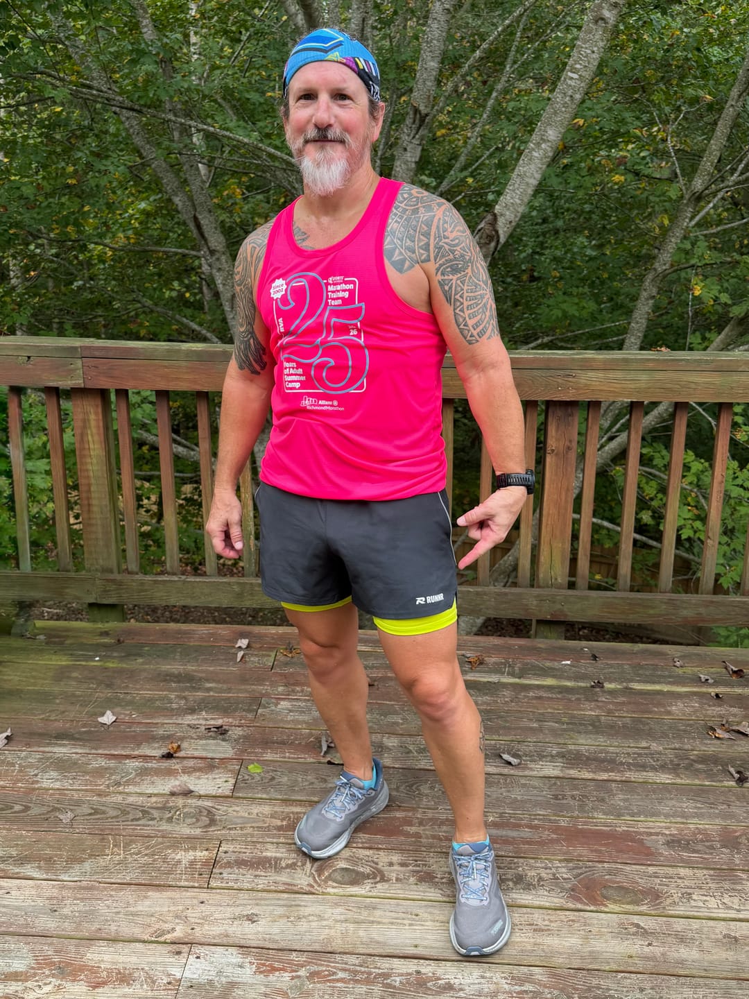 Customer photo review of RUNNR Marathon Pro Shorts