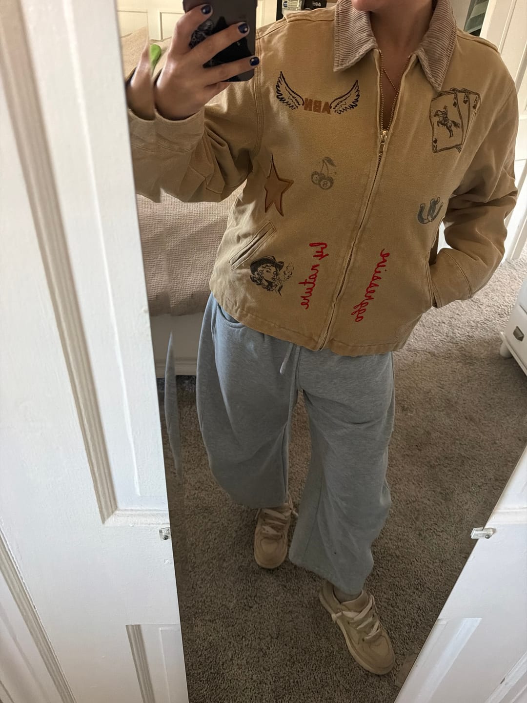Customer photo review of ACES BARN JACKET PRE-ORDER