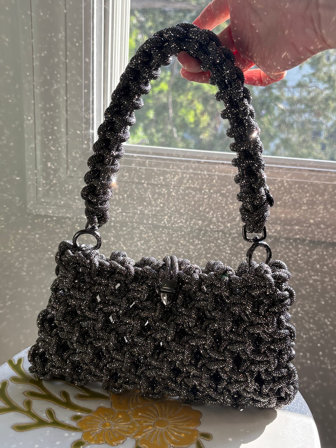 Customer photo review of Eden 2-in-1 Clutch - Gunmetal