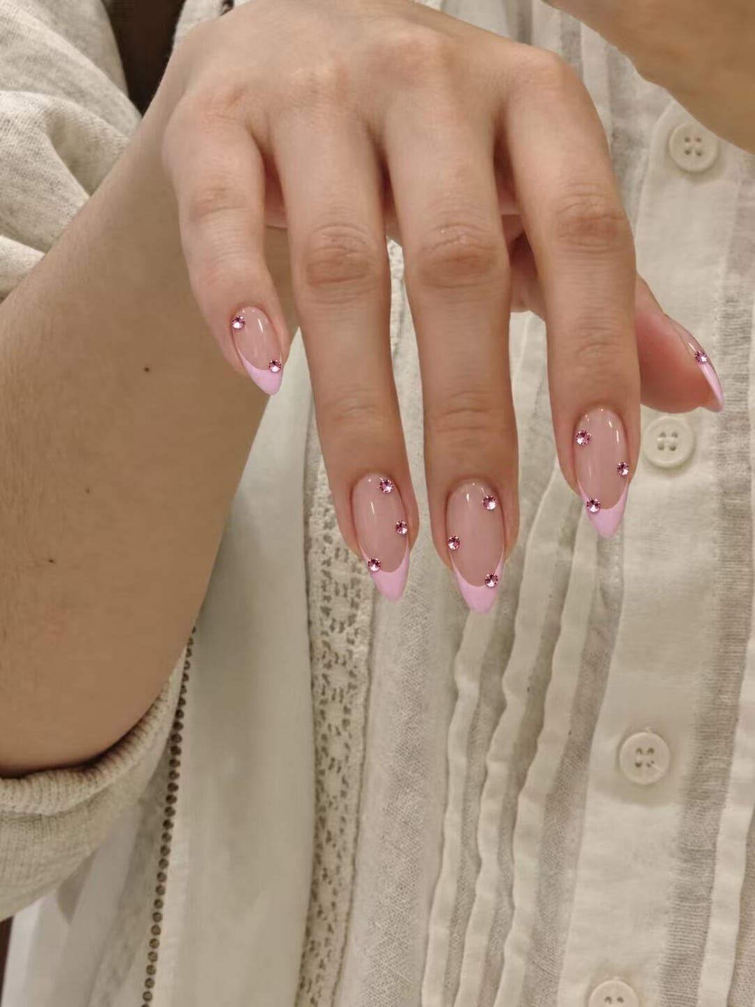 Customer photo review of Lilac Ballet | Long Almond
