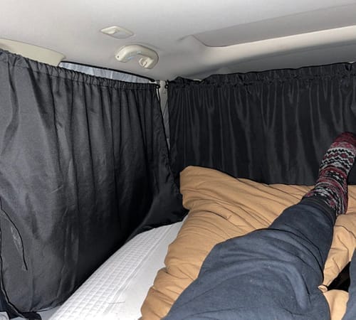 Customer photo review of Car Privacy Curtains