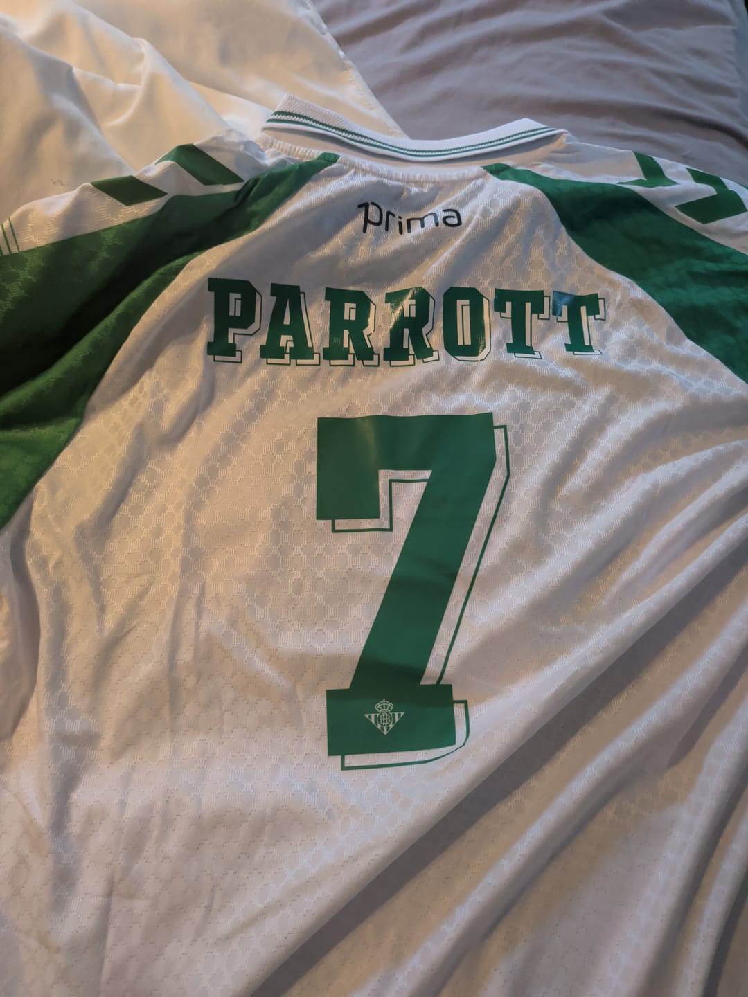 Customer photo review of Troy Parrott Real Betis 2027 Home New Season Green White Football Jersey Trikot Maillot