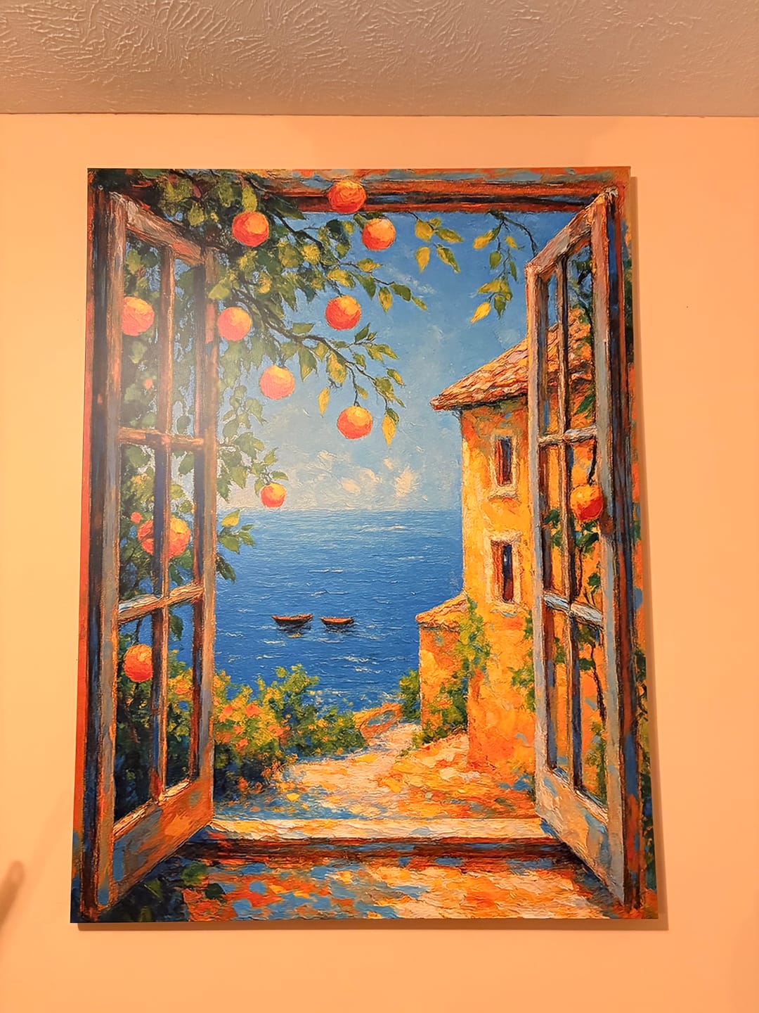 Customer photo review of Open Window To The Sea Henri Matisse Style