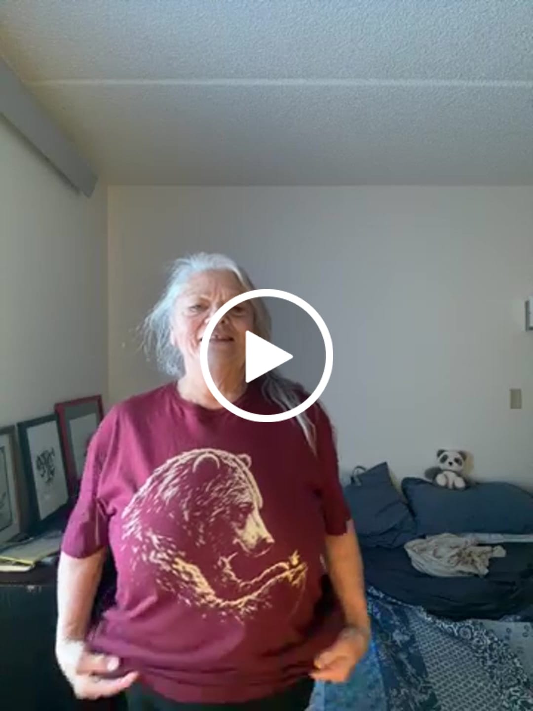 Customer video review of Bear Hug T-Shirt