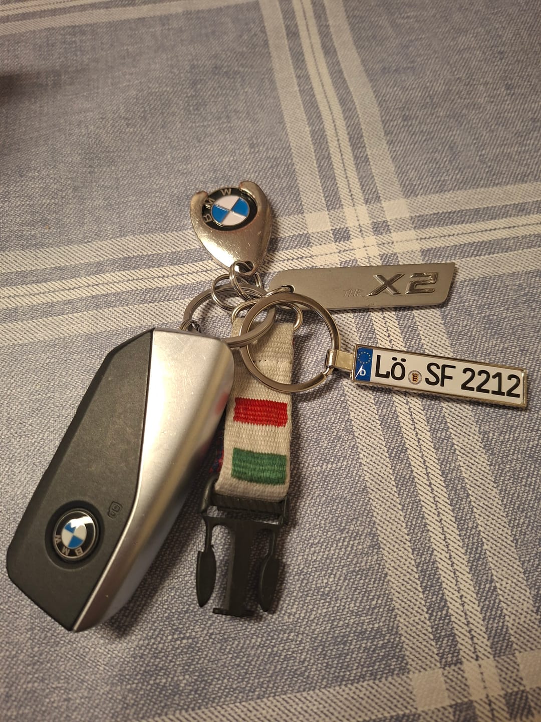 Customer photo review of Kennzeichen Schlüsselanhänger Mini Nummernschild Metall