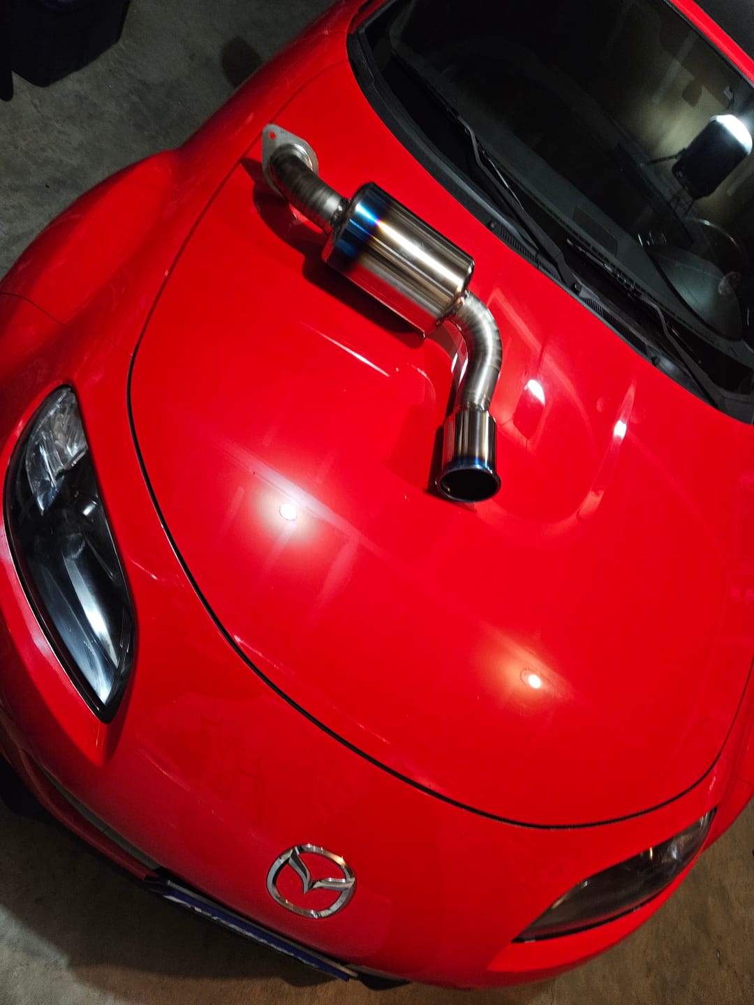 Customer photo review of Tomei Expreme Titanium Axle Back Exhaust - Muffler - Mazda Miata NC 06-15
