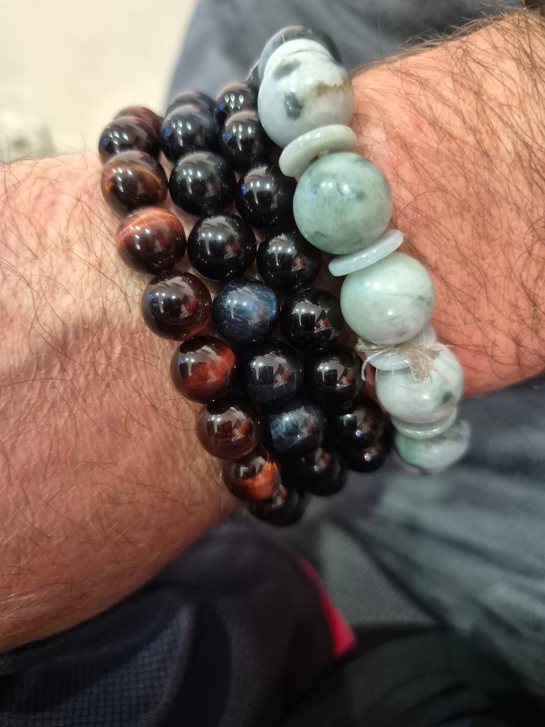 Customer photo review of Bracelet "Rempart" en Tourmaline Noire