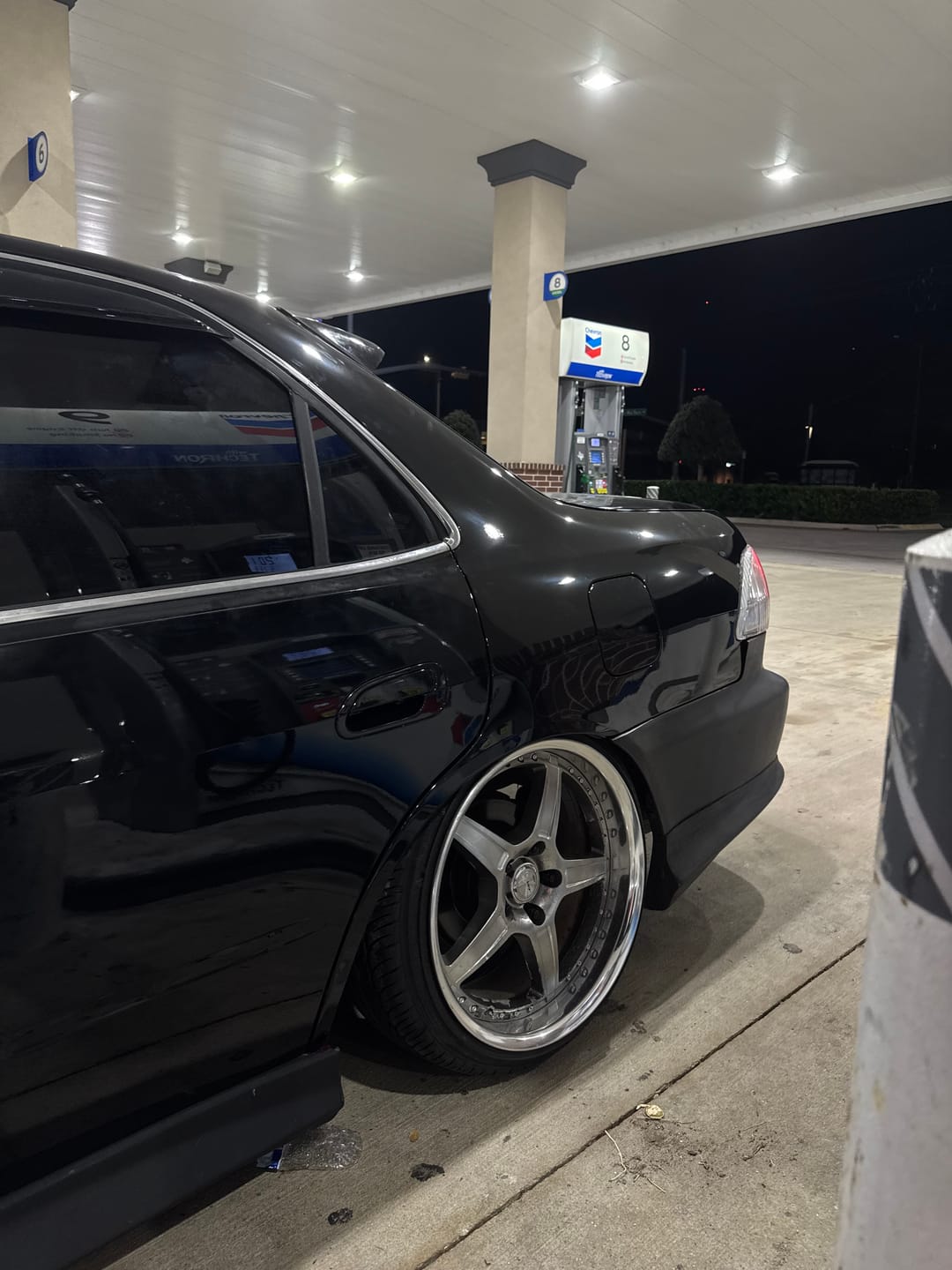 Customer photo review of Mallcas™ Glossy Black Vinyl Wrap (PET Liner)