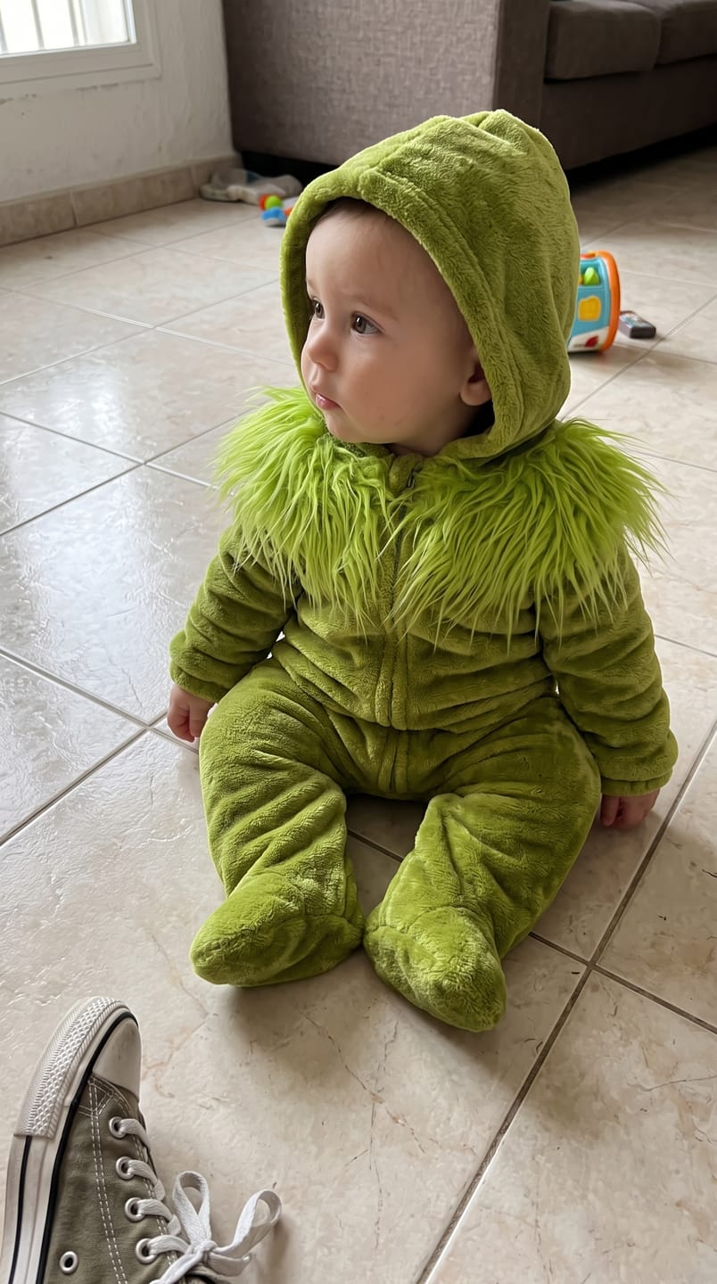 Customer photo review of Disfraz Navideño para Bebé