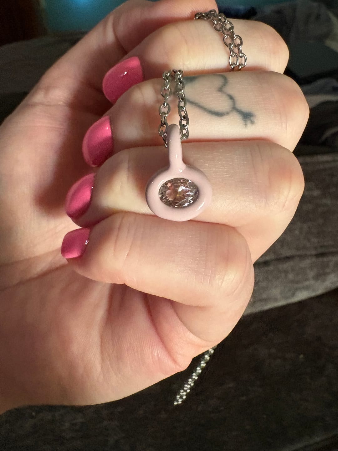 Customer photo review of The Birthstone Charm