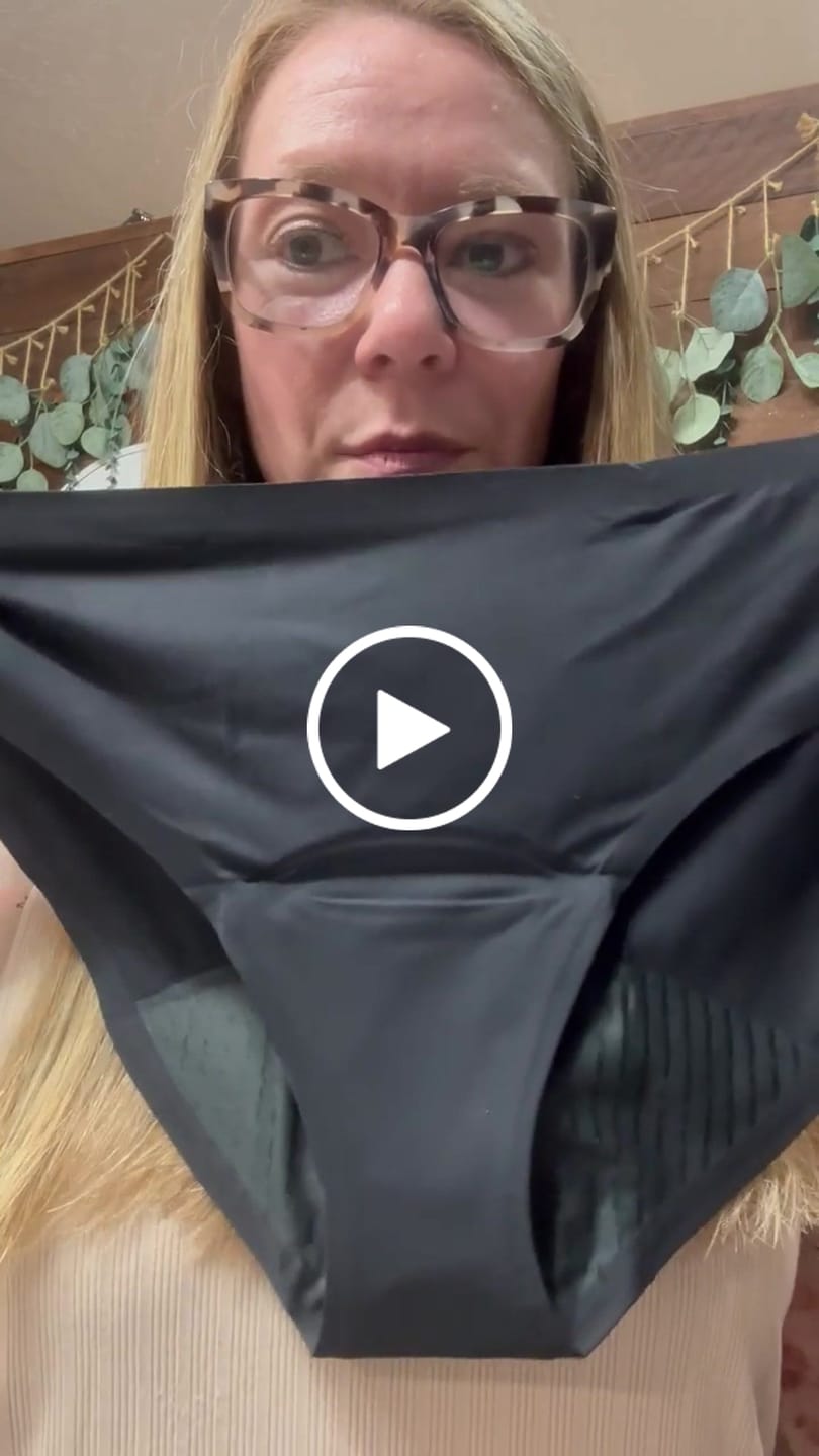 Customer video review of Leakproof Seamless Brief
