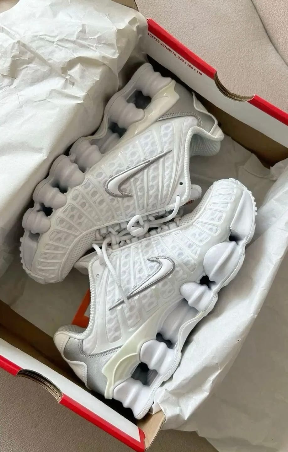 Customer photo review of Nike SHOX TL "White"