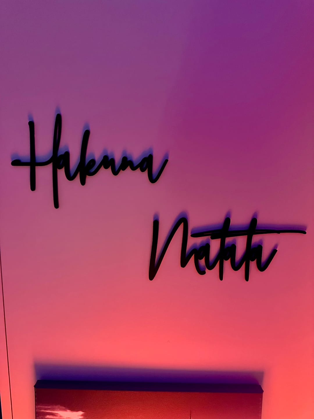 Customer photo review of 3D Schriftzug „Hakuna Matata"