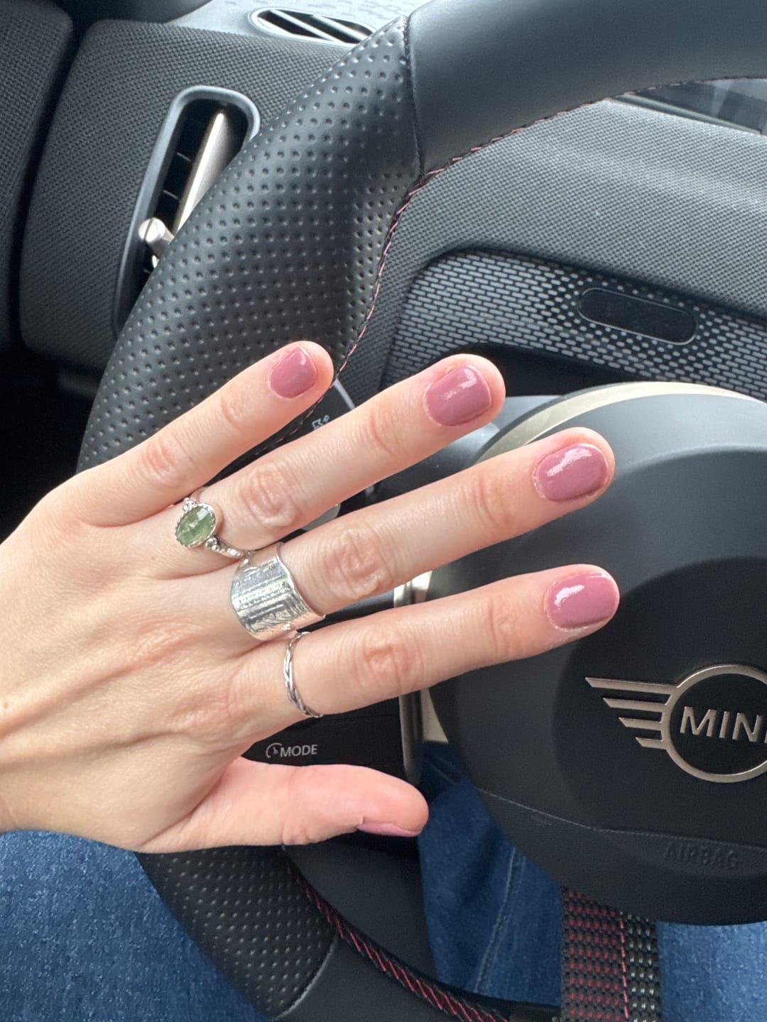 Customer photo review of Auburn Umber Dipping Powder